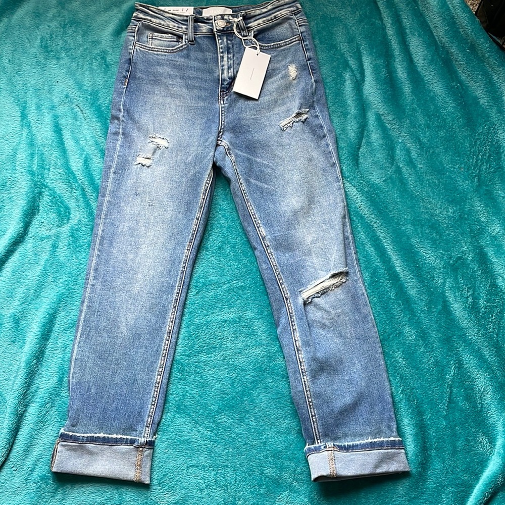Vervet high-rise Stretch slim straight jeans